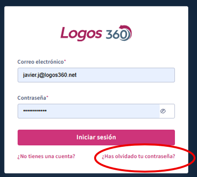Acceso a la app como administrador/gestor/usuario evaluación desempeño.