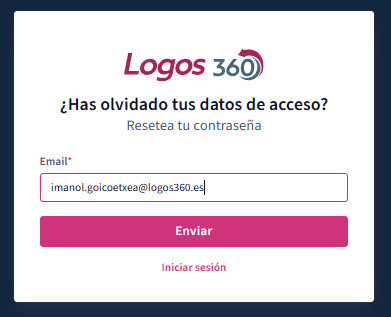 Acceso a la app como administrador/gestor/usuario evaluación desempeño.