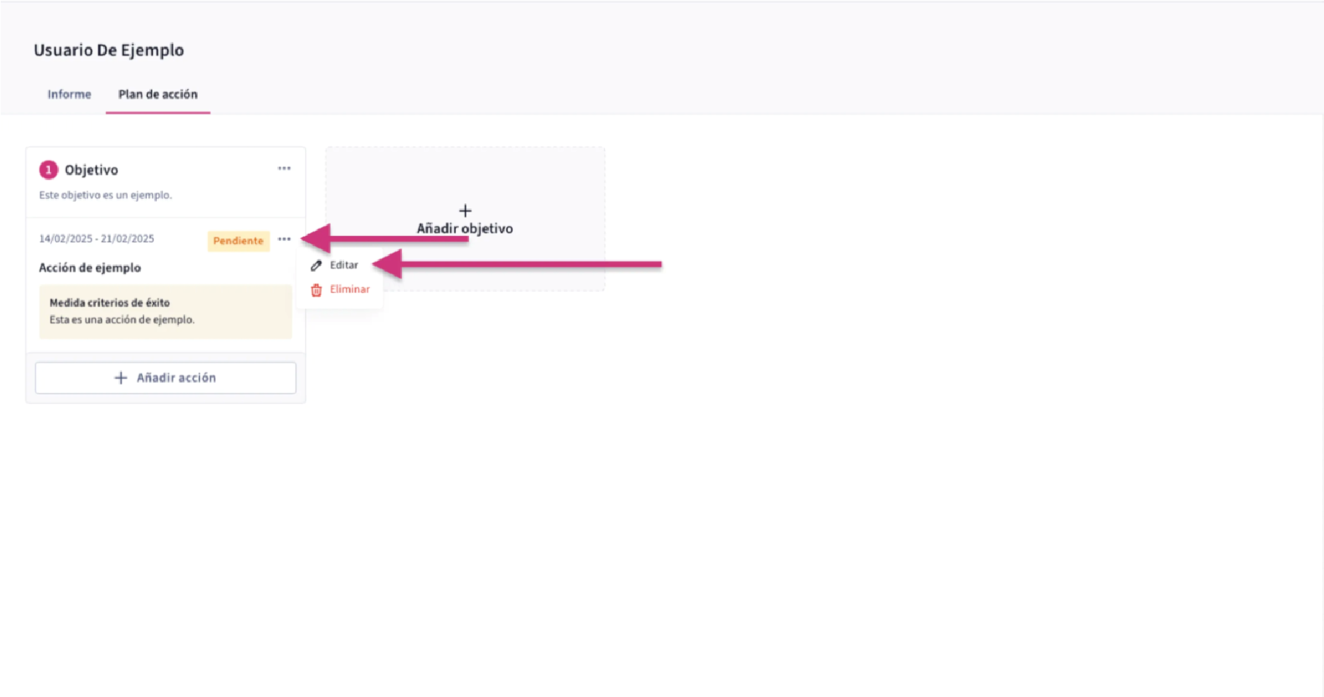 Plan de acción