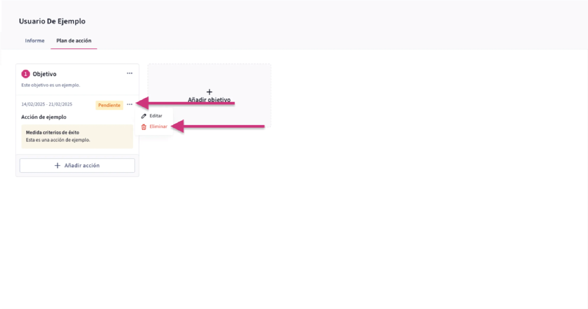 Plan de acción