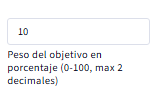 Definiendo una plantilla de objetivo clave/común.