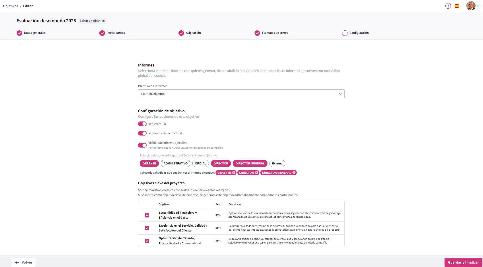 Configuración del proyecto.